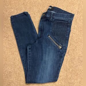 Express High Rise Jeans - Dark Blue